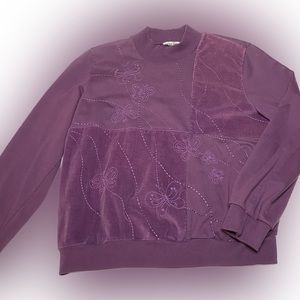 butterfly crewneck